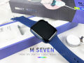 M Seven Seris 7 Smartwatch with Long Battery NFC IP67 Water Resistance Smooth HD Display with no Lag. 