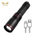 SuperRide Ultraviolet Led Flashlight Usb Rechargeable Uv Flashlight 395nm Black Light with Zoom Function Waterproof Portable for Outdoor. 