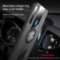 Lenuo For Realme 5 Pro Case Luxury Bracket Ring Phone Case Soft TPU Leather Back Cover. 