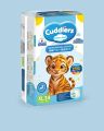 Cuddlers Cotton Soft Diaper XL 34 Pcs (12-17 kgs) with disposal bags & FREE Baby Wipes Inside This Pack. 