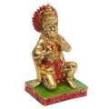 Golden Hanuman Statue For Dashboard. 