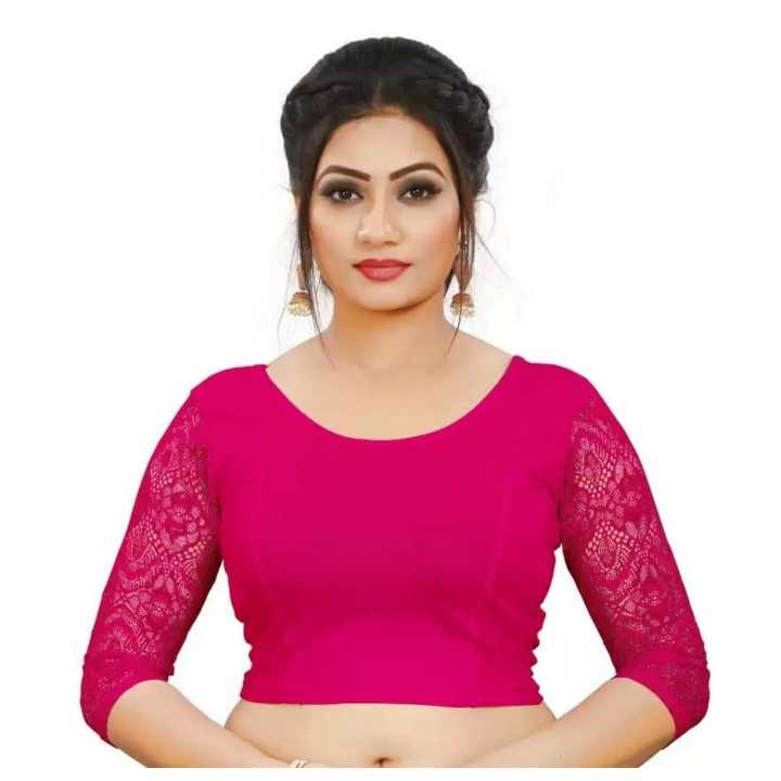 Readymade Stretchable Blouse 28 to 48 Size Cotton Lycra for Women