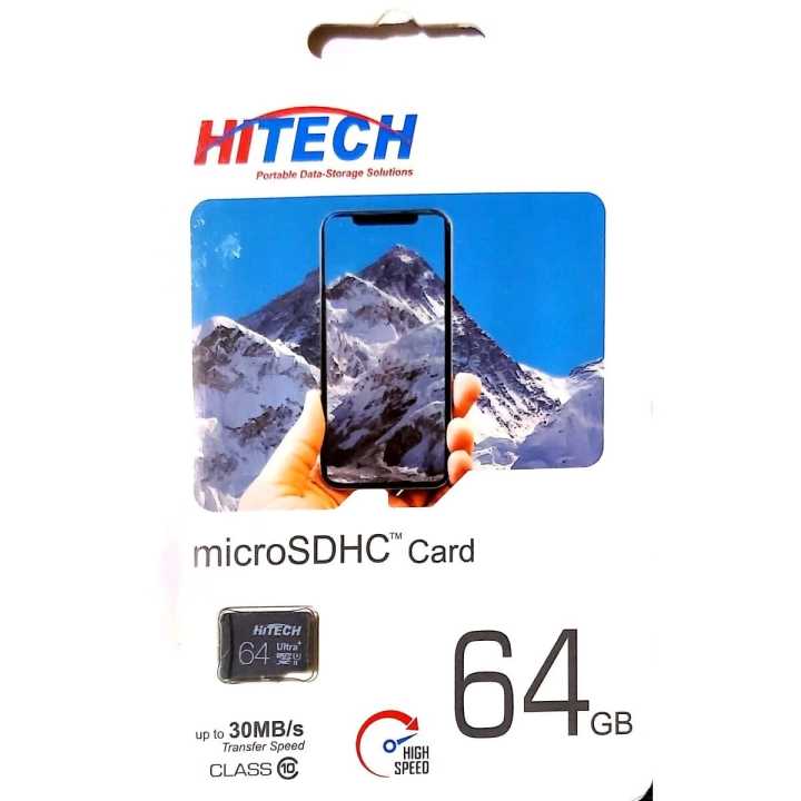 64 Gb Micro Sdhc Class 10 Memory Card | Multipurpose Micro SDHC Card - 10MB/s Faster Transfer Rate