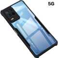 Realme 8 5G / 8s 5G / 9 5G / Narzo 30 5G (Same Size)Clear Transparent Bumper Black Cover Case -Non Yellowing. 