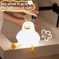 2Pcs Flower Duck Night Light 3 Colors Silicone Night Lights USB Rechargeable Timing Bedside Touch Lamp 1200MAh Rechargeable Cute Lamp. 