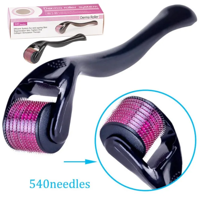 Derma%20Roller%20540%20Titanium%20Alloy%20Micro%20Needles%20Hair%200.5mm%20-%20Image%204