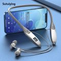 Sutuiying EARDECO Wireless Headphones Bluetooth 5.3 Neckband Earphones Sports Original Waterproof TWS Earbuds Blutooth Headset with Microphone Mic. 