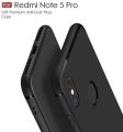 Mi Redmi Note 5 Pro Silicone case cover - Black. 