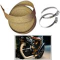 Royal Enfield Silencer Wrap Rope White. 