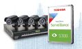 TOSHIBA Surveillance HDD S300 Surveillance Hard Drives 2TB | 4TB support up to 32 high Resolution Cameras  Compatible with DVR, NVR, Video Servers and Video Management Systems. 