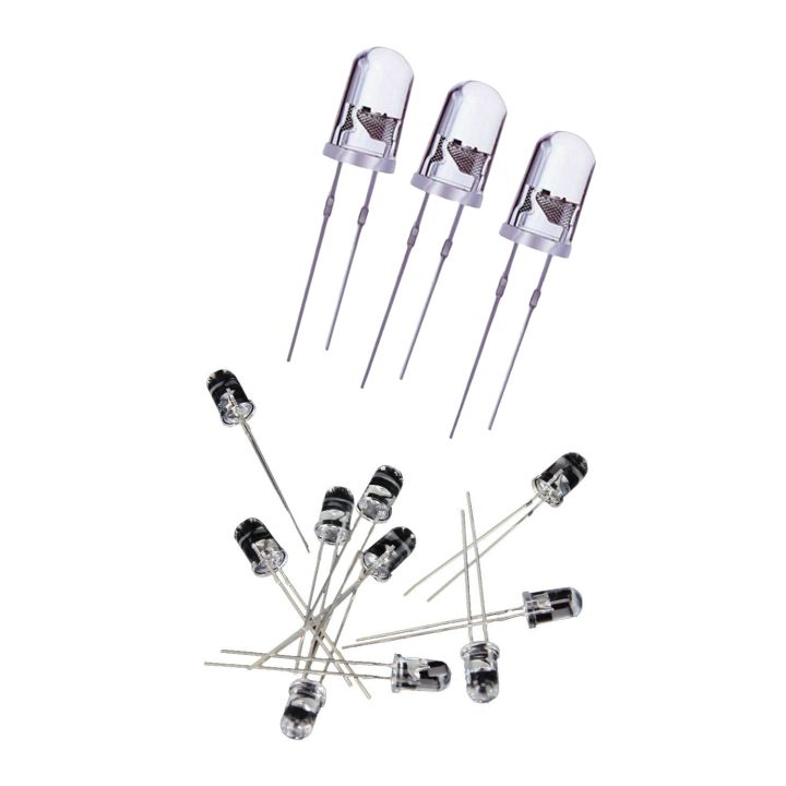 10Pcs%205Mm%20IR%20LED%20Infrared%20Light%20Emitting%20Diode%20&%20100Pcs%205Mm%20Round%20Purple%20Uv%20Led%20Diode%20Led%20Light%20Lamp%20Purple%20Color%20-%20Image%202