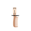 Difutagui Milk Tea Bear Hairdressing Fine Tooth Anti Static Combs Cute Round 【2025 2025 Version】 Mirror Small Bear Pattern Makeup Mirror Salon Beauty Tools. 