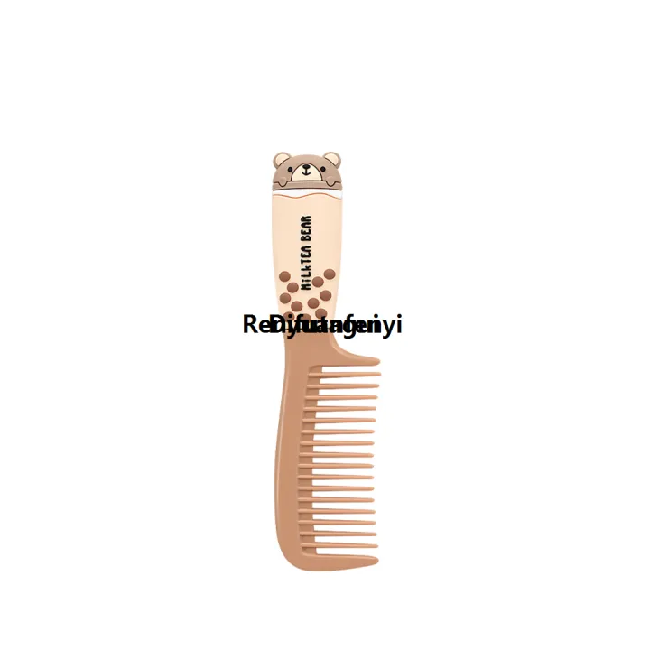 Difutagui%20Milk%20Tea%20Bear%20Hairdressing%20Fine%20Tooth%20Anti%20Static%20Combs%20Cute%20Round%20%E3%80%902025%202025%20Version%E3%80%91%20Mirror%20Small%20Bear%20Pattern%20Makeup%20Mirror%20Salon%20Beauty%20Tools%20-%20Image%207