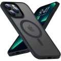 iPhone 13 Pro Max Clear Case with MagSafe Magnetic- Black, Navy Blue, White. 