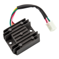 fasdaga 5X Universal 4 Wire Full Wave Black Motorcycle Regulator Rectifier 12V DC Bike Quad. 