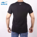 ERKE Crew New T-shirt Black For Men 11219219319-004. 