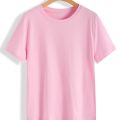 Baby Pink Cotton Plain Half Sleeves T-Shirt For Men - Baby Pink | Multisize | Fashion | Summer T-Shirts For Men. 