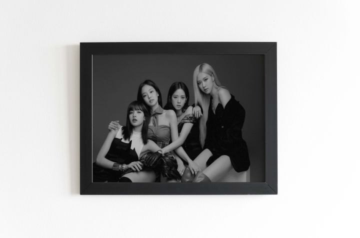 Blackpink Hanged Poster for Home and Office (Multicolour, A4 size) and Printed | Digital Print | Framed | Forex Board