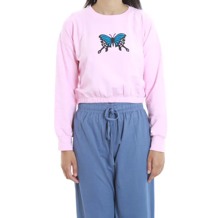 Butterfly%20Printed%20Sweatshirt%20For%20Women%20-%20Image%205