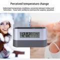 Multifunctional Home Office Digital Snooze Alarm Clock Pen Holder Lcd Clock. 
