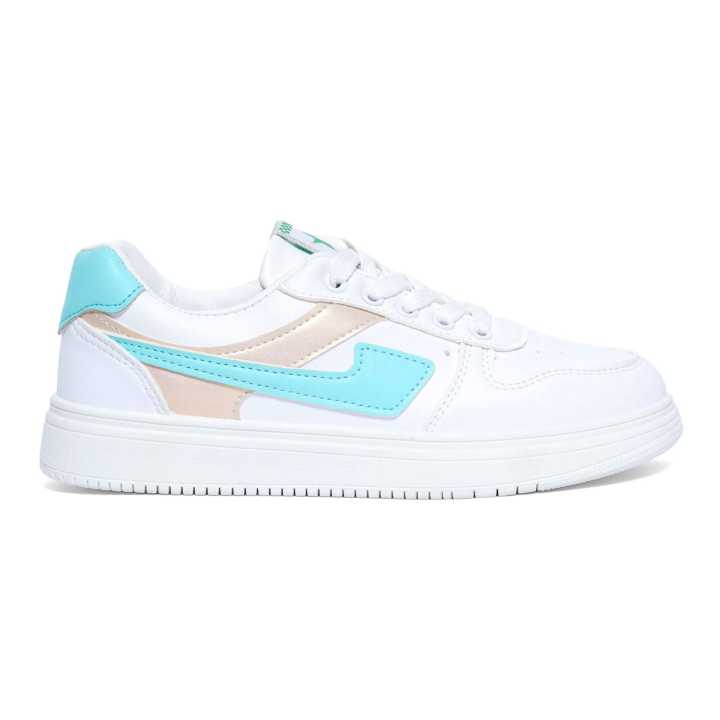 Korean%20White%20Sneaker%20Golden%20Sea%20Green%20for%20Women%20-%20Image%202