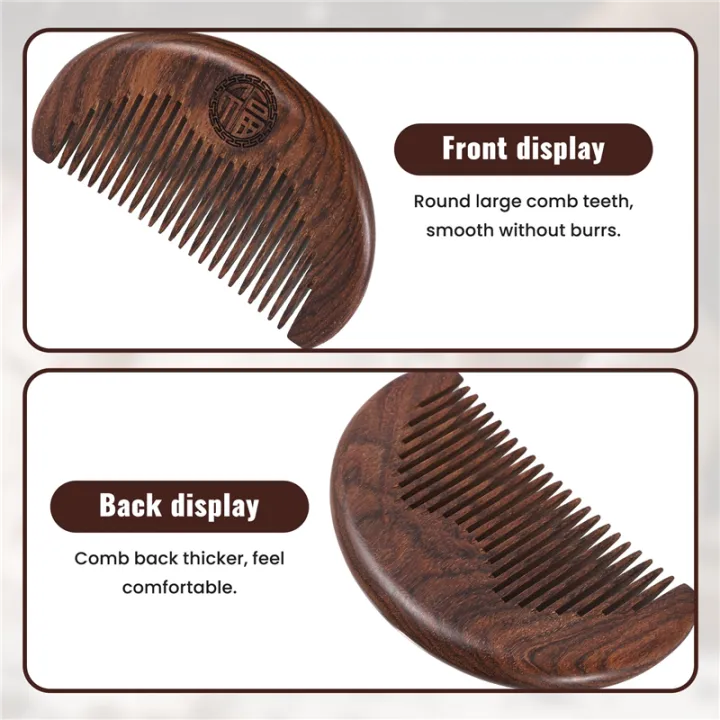 OUMERY%20Hair%20Care%20Comb%20Anti-Static%20Handmade%20Natural%20Wood%20Wooden%20Carved%20Sandalwood%20Combs%20Pocket%20Comb%20Massage%20Comb%20Hair%20Comb%20-%20Image%208