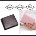 Couple Combo Offer Of Men Leather Wallet And Ladies Leather Wallet. 