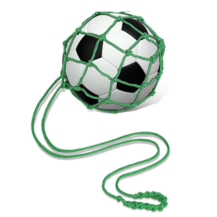 Green Football Ball Net Bag, Net Bag Football Training, Portable