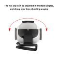 PULUZ PU869 Action Camera Hat Mount Clip Mount Backpack Strap Clip Magnetic Mount for Camera 180 Degree Rotatable Compatible with Insta360 GO3/GO2. 
