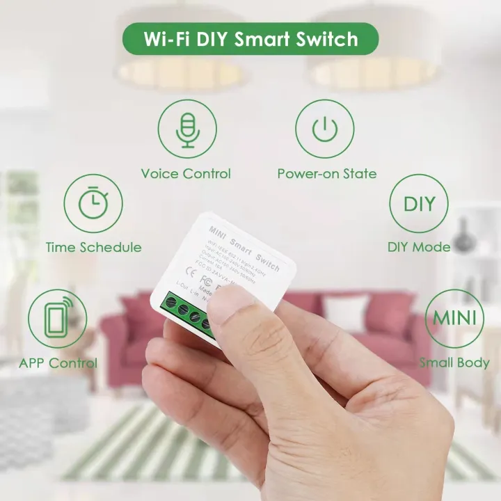 Mini%2016A%20Smart%20Wireless%20WIFI%20Switch%202.4GHz,%2016A,%20AC100-240V,%20Remote%20Control%20Module%20(Compatible%20with%20Alexa,%20Google%20home%20and%20Tuya,%20Smart%20life%20app,%20White,)%20retrofit%20smart%20switch.%20-%20Image%204