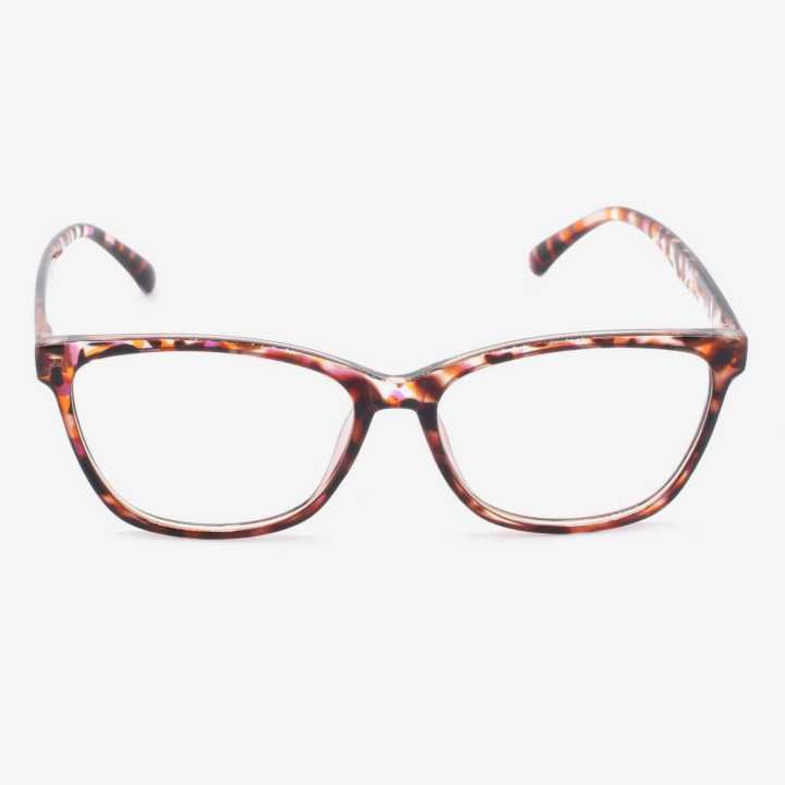Multicolor Plastic Frame Blue Cut Prescription Glasses For Women
