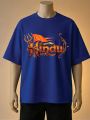 Hindu Graphic Printed T-Shirt Black, Blue, Brown, Cream, maroon, white. 