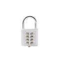 Padlock Zinc Alloy Suitcase For Luggage Travel Code Smart Lock Code Keyed Anti-thieft Lock 8 Digits Password Code Combination. 