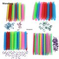 Wenefang Tools Salon Hair Stick Spiral Long 35PCS/1826/30/ Plastic Hair Iron, Perm Styling Curling Iron DIY. 