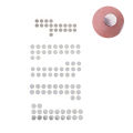 20Pcs In-ear Earphone Filter Dust Net Earbuds Dust-proof Steel Mesh With Glue 4.0-5.0mm Ruishu. 