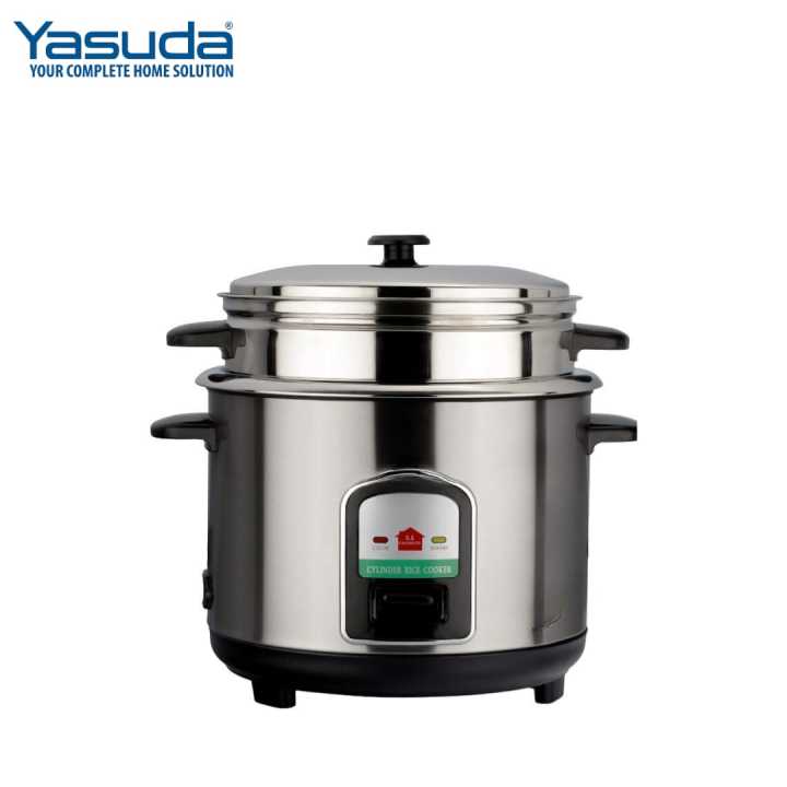 Yasuda 2.2 Ltrs Stainless Steel Rice Cooker With Steamer | 1000 Watts ...