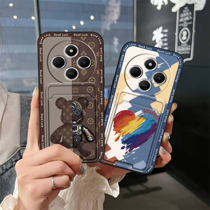 Cute%20Card%20slot%20Phone%20Case%20For%20Redmi%2014C%204G/14R%205G/A3%20Pro%204G/POCO%20C75%20TPU%20Shockproof%20protective%20Back%20Cover%20Silicone%20Cover%20-%20Image%207