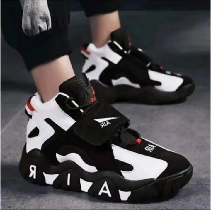 New%20Trendy%20Light%20Weight%20Black%20White%20Breathable%20Running%20Shoes%20For%20Men%20(H7-J8)%20-%20Image%204