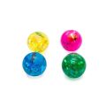 Saru Handicraft / Rubber Bouncy Light Ball 2 Pieces Toy For Children. 