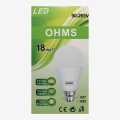 Ohms Led Light Bulb 90-265V 18W. 