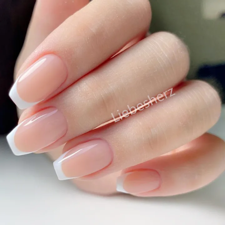 Artificial%20Press%20On%20False%20Nails%20For%20Gluing%20Natural%20French%20Nails%20Short%20Ballerina%20Full%20Cover%20Finger%20Tips%20Manicure%20Tool%20-%20Image%203