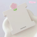 50pcs Pink Flower Display Cards For Hair Cord Hairpin Handmade DIY Jewelry Cardboard Package Hair Clips White Craft Hang Tag Card Natuo. 