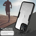 For Apple iPhone 15 14 13 12 11 Pro Max X Xs XR 8 7 Plus Phone Case, 360 Full Protective Casing Shockproof Hard Acrylic Cover. 