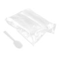 200pcs Mini Clear Plastic Spoons Disposable Flatware For Jelly Ice Cream Dessert CVFHHH. 