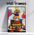 Picture Frames Naruto Run in School Premium Art Print for Home, Office | Living Room, Bedroom Decor | Size : 9*13 inches. 