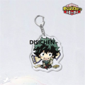 DISICHEN y ero Academia eychain Cartoon Characters ri Izuku akugo atsuki odoroki Shoto ouble Sided Acryl Charm ey Chain New style. 