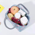 Handy Sized Bento Thermal Insulated Lunch Bag / Cover, Tiffin Bag with Outer Pouch Size 21*13cm*19cm. 