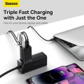 Baseus 65W GaN5 Pro Charger Quick Charge 4.0 3.0 Type C PD USB Charger Portable Fast Charger For Laptop Tablet Phone. 