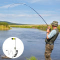 SuperRide Fishing Supplies Compact Illuminated Carp Fishing Bite Alarm Indicator Adjustable Design Portable Accessory for Anglers Enhanced. 