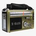 Golon Rx-381 Multimedia Radio Set 'Usb/ Sd Card/ Tf Card/Bluetooth & Flashlight With Built-In Rechargeable Battery. 